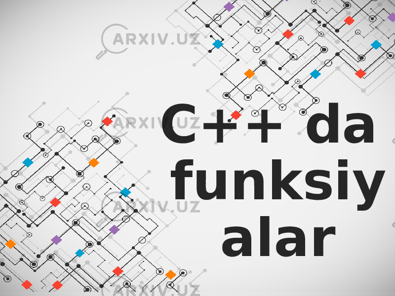 C++ da funksiy alar 