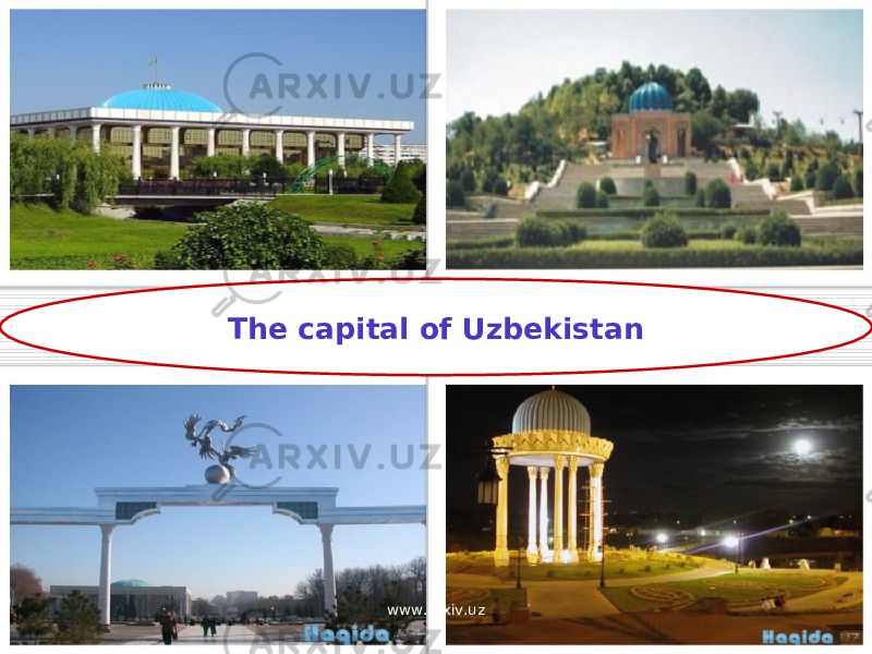 The capital of Uzbekistan www.arxiv.uz 