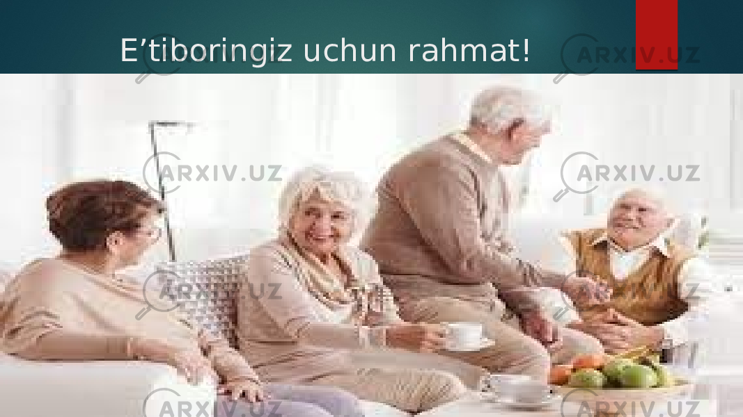 E’tiboringiz uchun rahmat! 