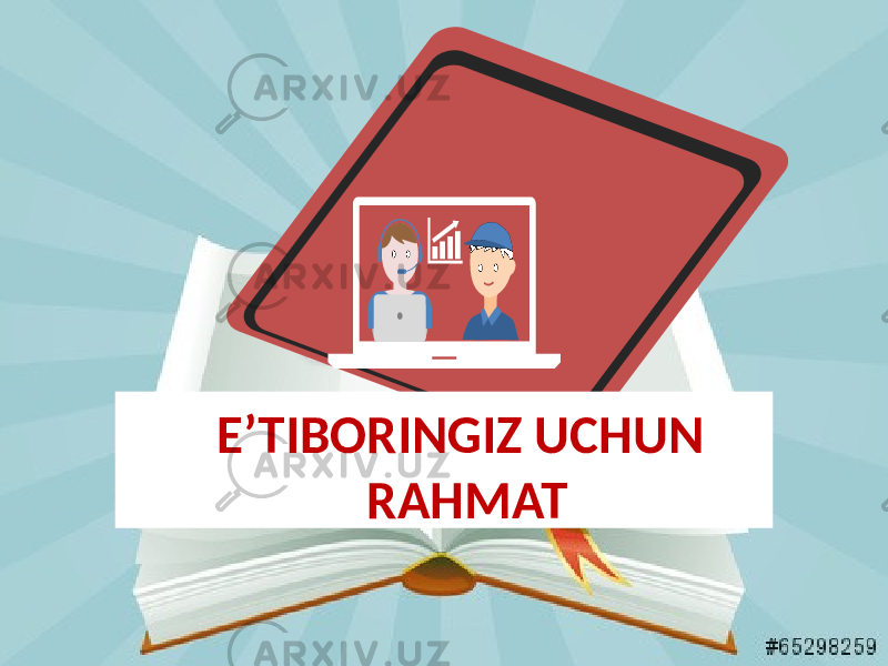 E’TIBORINGIZ UCHUN RAHMAT 