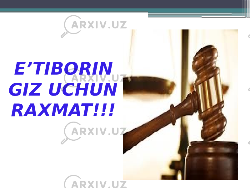 E’TIBORIN GIZ UCHUN RAXMAT!!! 