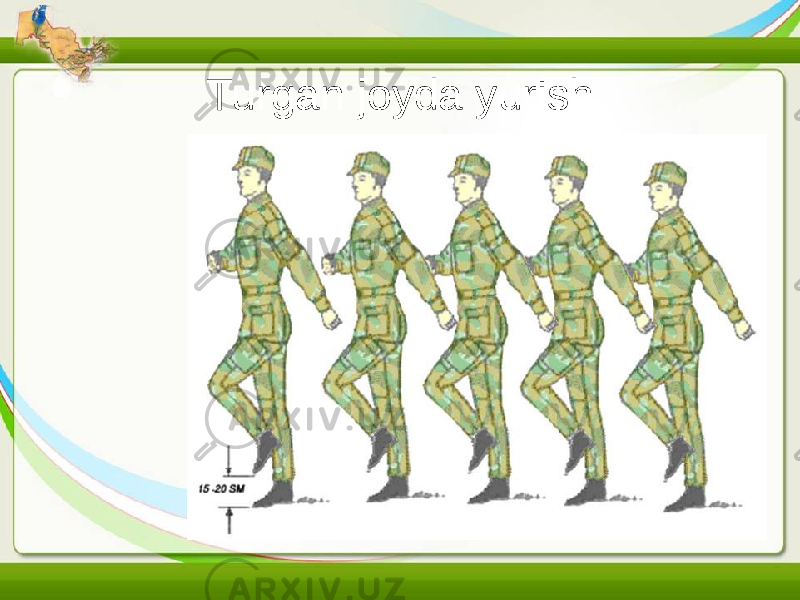 Turgan joyda yurish 