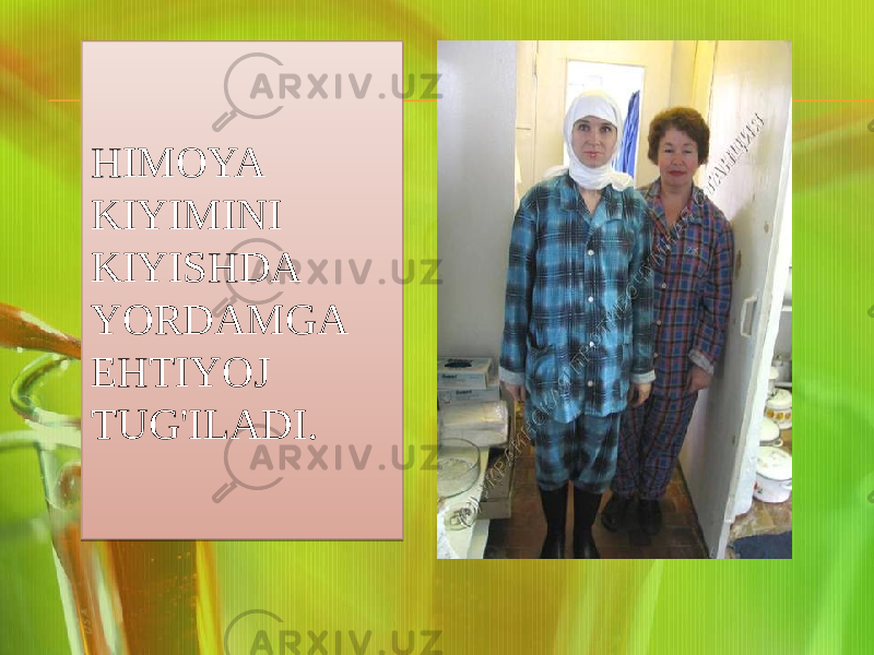 HIMOYA KIYIMINI KIYISHDA YORDAMGA EHTIYOJ TUG&#39;ILADI.09060B 05060A 05060A 0A0F 12 04 