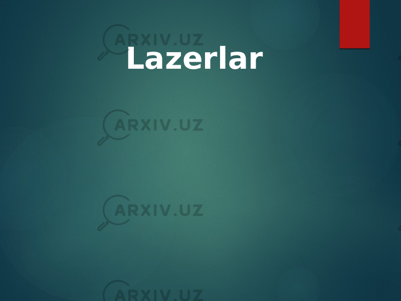 Lazerlar 