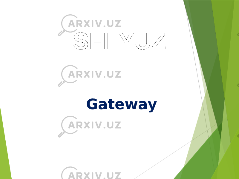SHLYUZ Gateway 