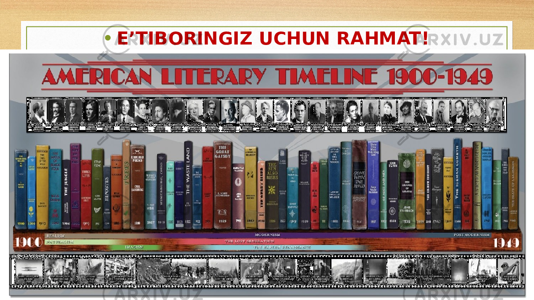 • E’TIBORINGIZ UCHUN RAHMAT! 