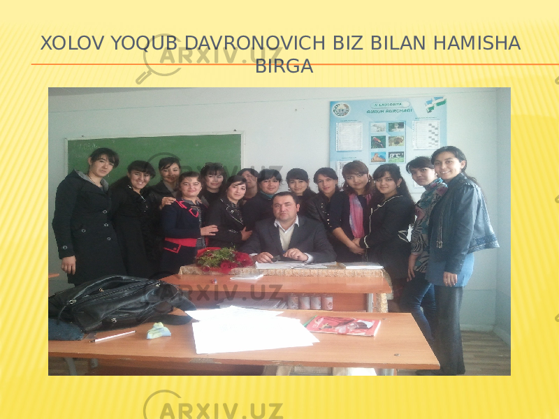 XOLOV YOQUB DAVRONOVICH BIZ BILAN HAMISHA BIRGA 