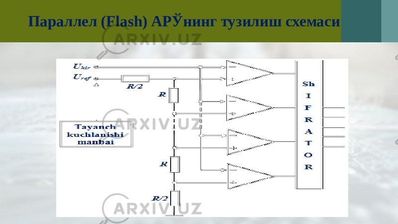 Параллел (Flash) АРЎнинг тузилиш схемаси 