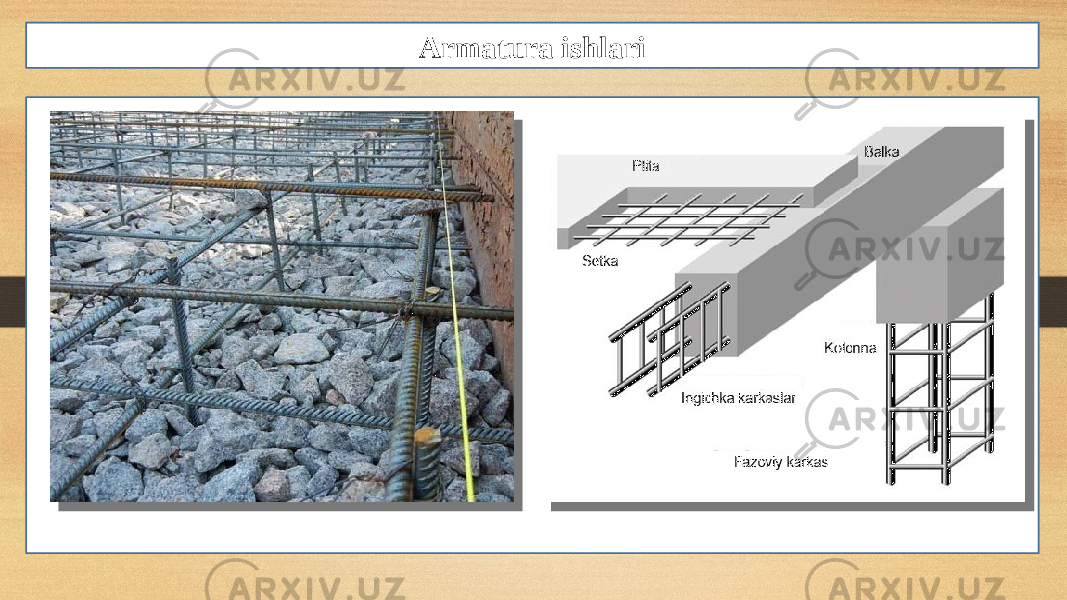 Armatura ishlari 