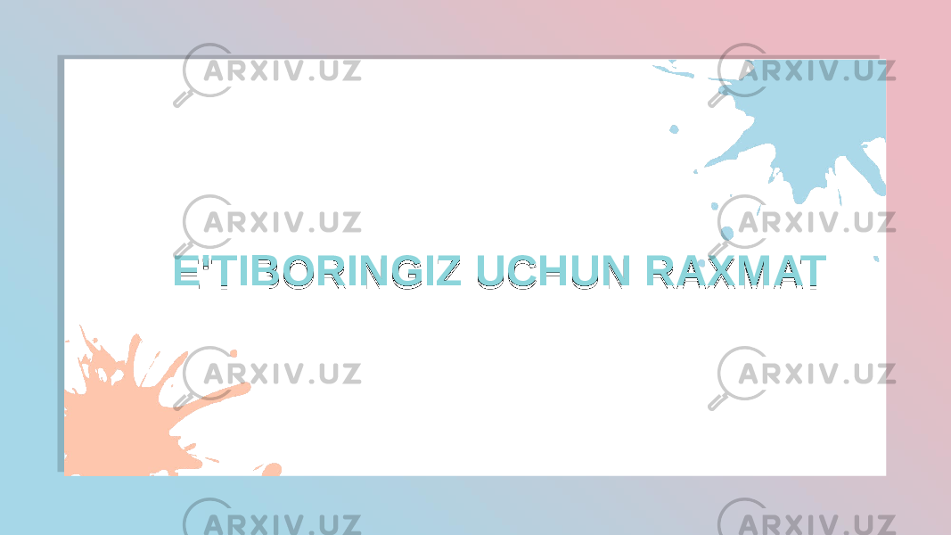  FASHION GENERAL FASHION GENERAL E&#39;TIBORINGIZ UCHUN RAXMATE&#39;TIBORINGIZ UCHUN RAXMAT 