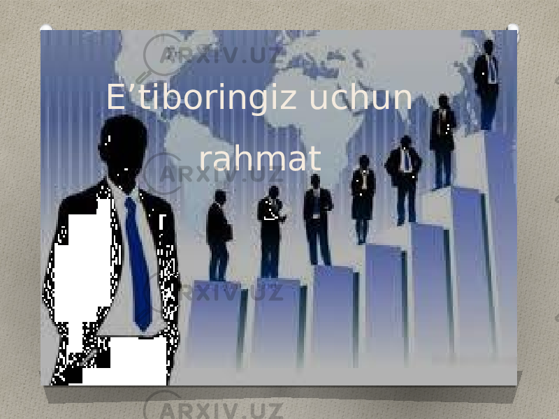 E’tiboringiz uchun rahmat 