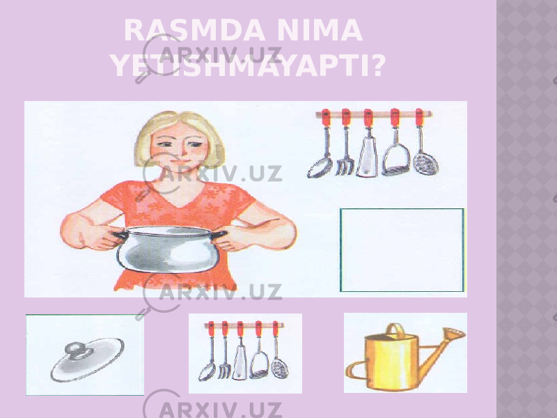 RASMDA NIMA YETISHMAYAPTI? 