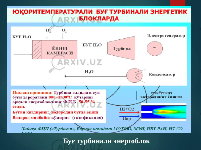 Буғ турбинали энергоблок 