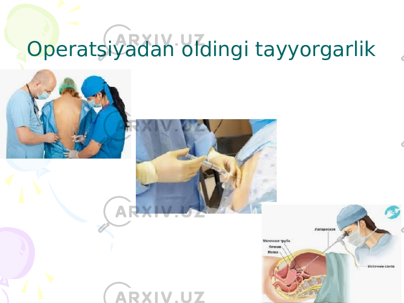 Operatsiyadan oldingi tayyorgarlik 