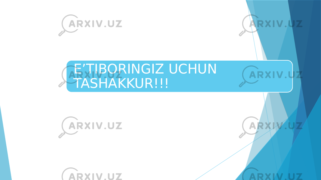 E’TIBORINGIZ UCHUN TASHAKKUR!!! 