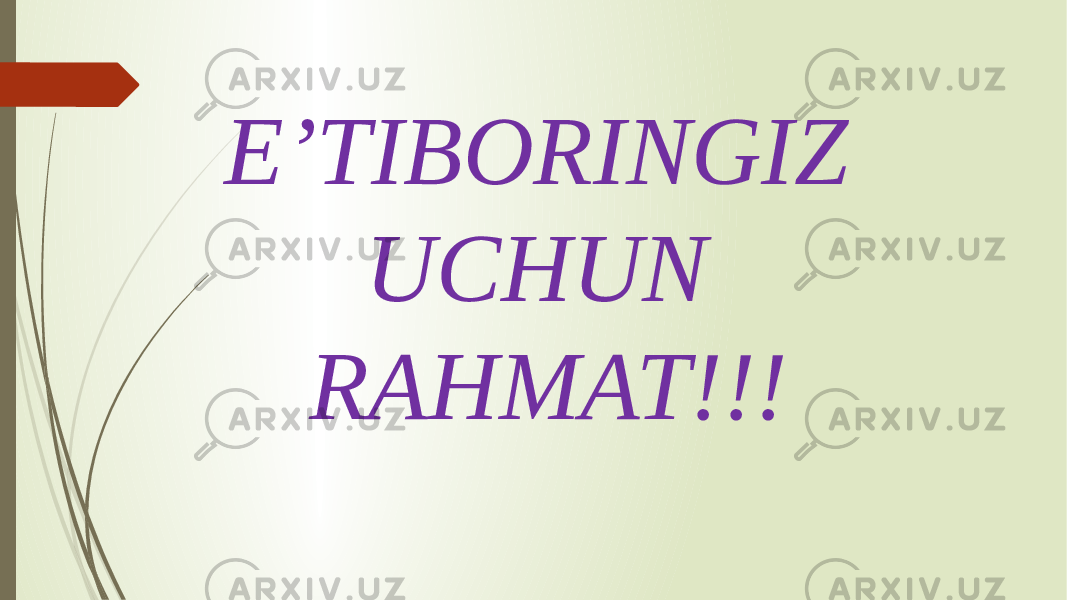 E’TIBORINGIZ UCHUN RAHMAT!!! 