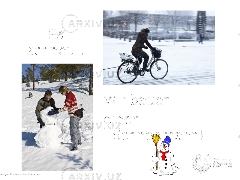 Es schneit… Wir bauen einen Schneemann! all images ©www.colourbox.com 