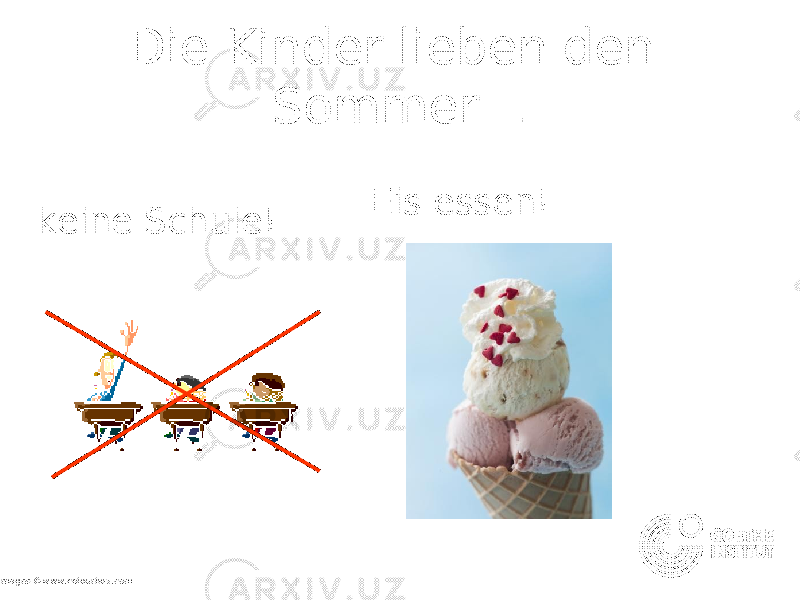 Die Kinder lieben den Sommer… keine Schule! Eis essen! all images ©www.colourbox.com 