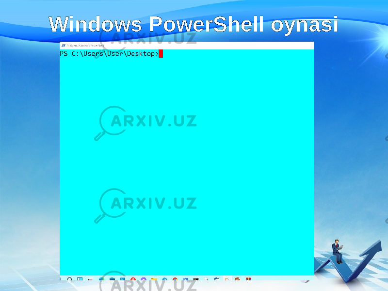 Windows PowerShell oynasi 