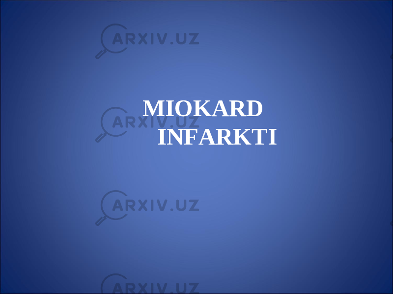  MIOKARD INFARKTI 