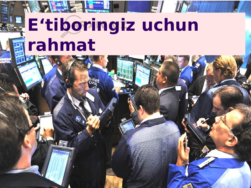 E‘tiboringiz uchun rahmat 