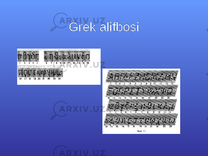 Grek alifbosi 
