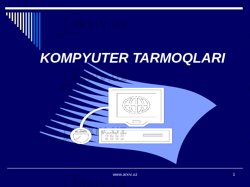 Tarmoqlar. Компьютер тармоқлари. Интернет тармоклари. Global kompyuter tarmoqlari. Local kompyuter tarmoqlari.