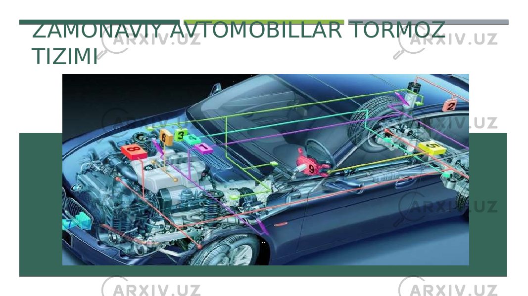 ZAMONAVIY AVTOMOBILLAR TORMOZ TIZIMI 