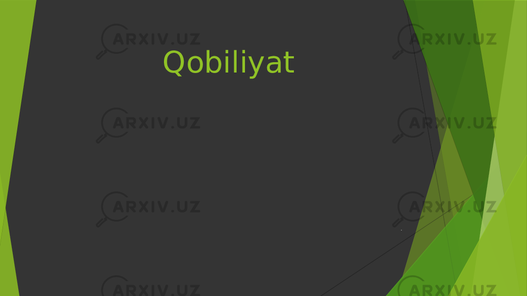 Qobiliyat. 