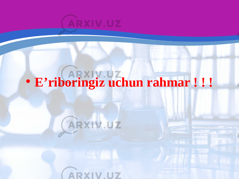 • E’riboringiz uchun rahmar ! ! ! 