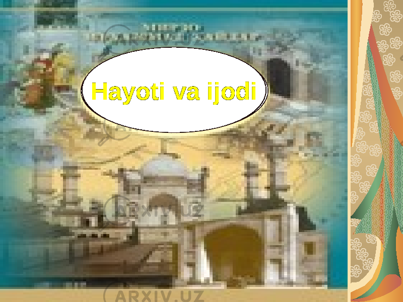 Hayoti va ijodi 