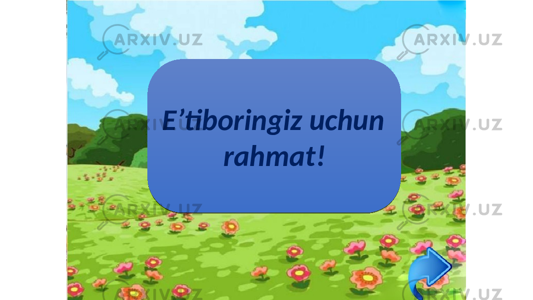 E’tiboringiz uchun rahmat!24 2704100E04 