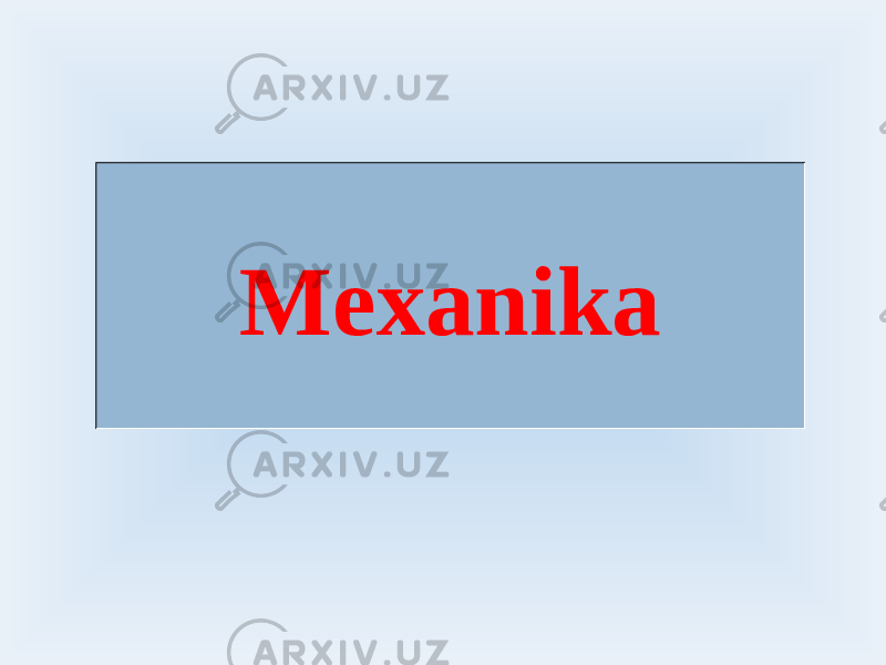 Mexanika 