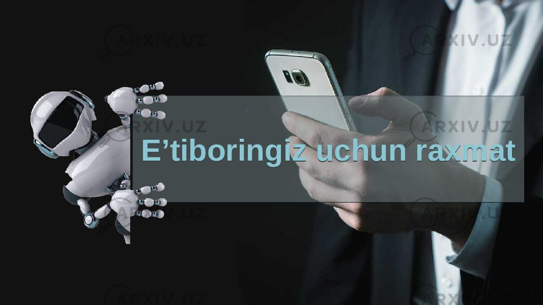 E’tiboringiz uchun raxmatE’tiboringiz uchun raxmat 