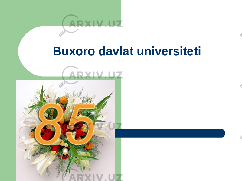 Buxoro davlat universiteti 