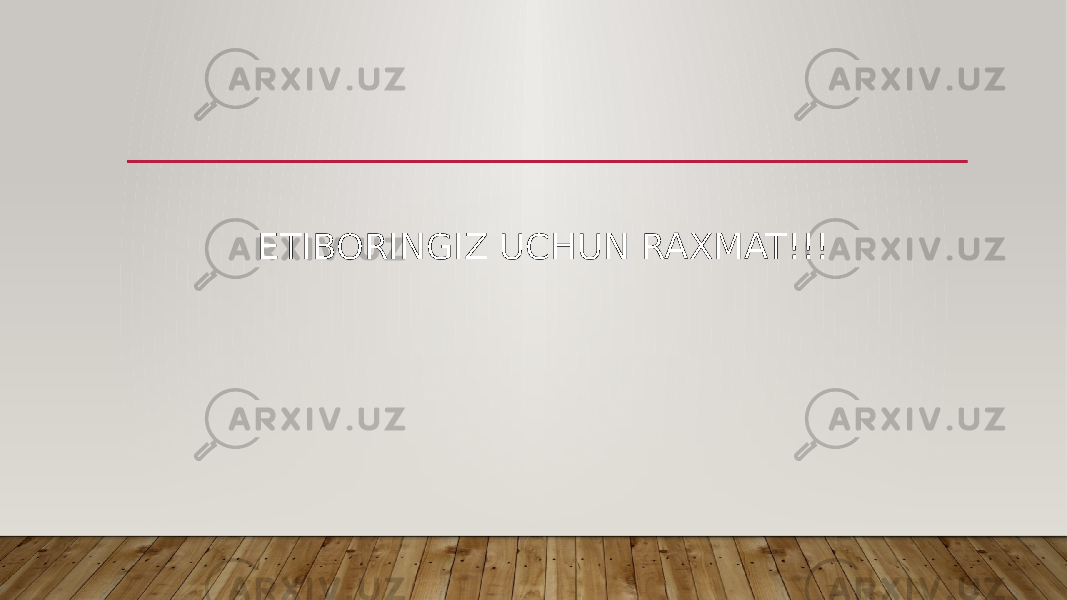 ETIBORINGIZ UCHUN RAXMAT!!! 