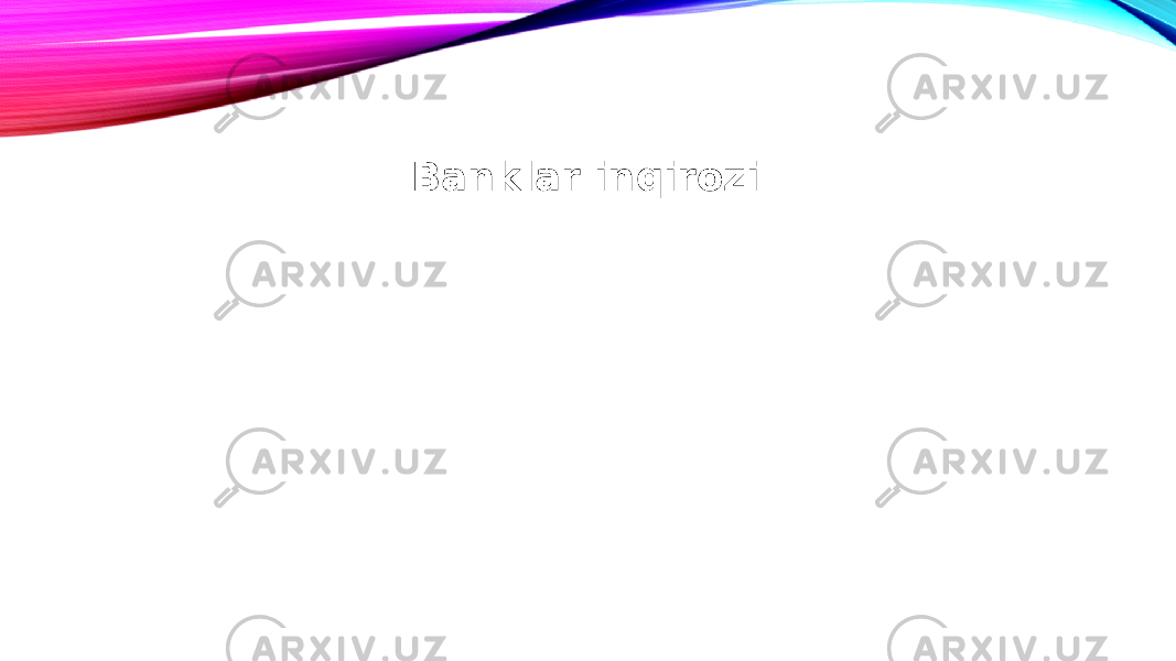 Banklar inqirozi 