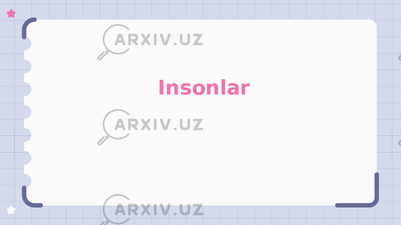 Insonlar 