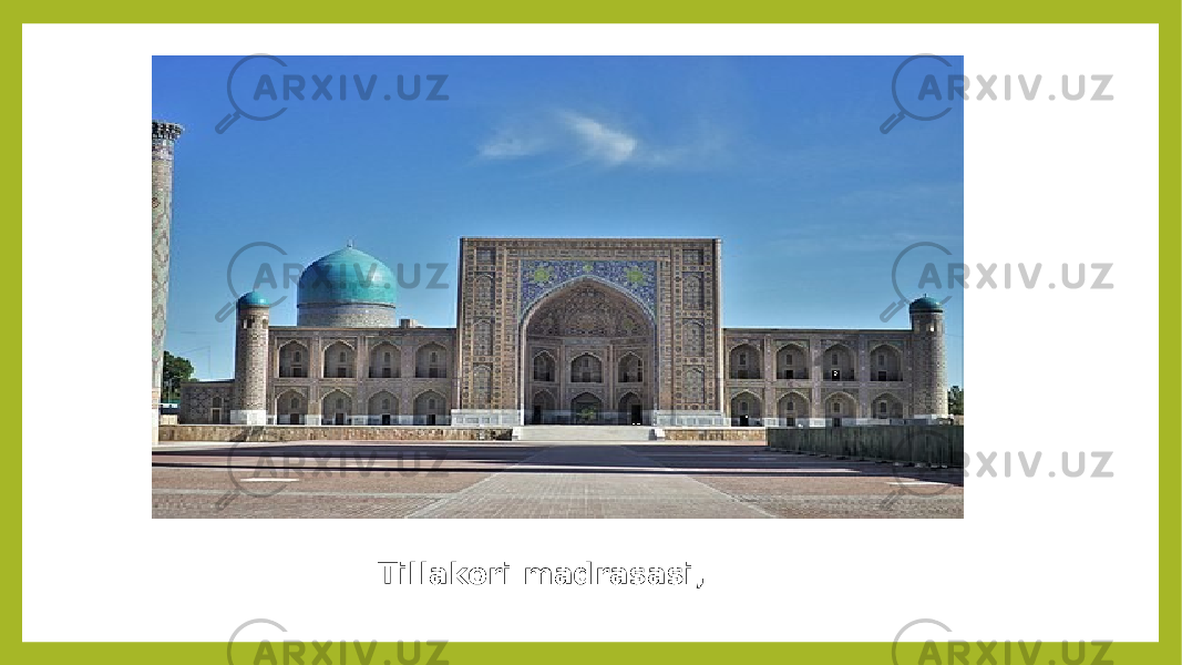 Tillakori madrasasi, 