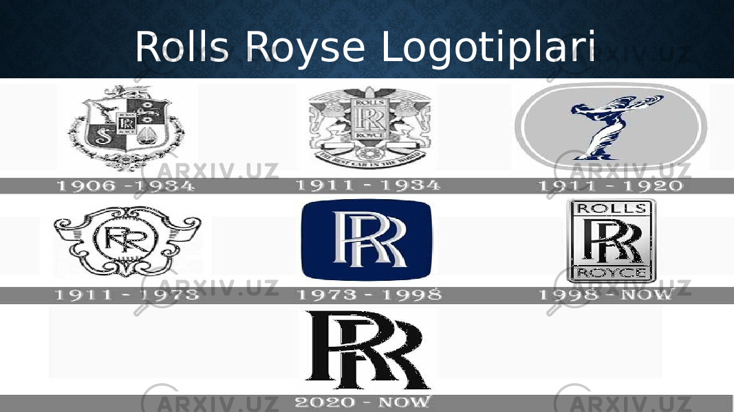 Rolls Royse Logotiplari 