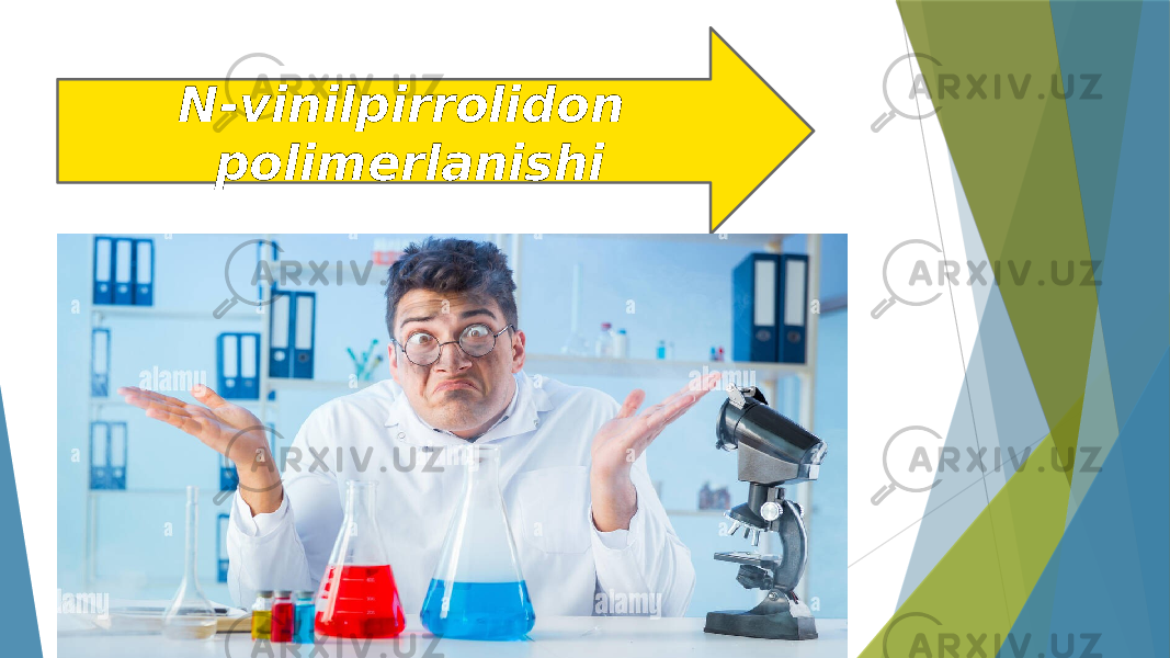 N-vinilpirrolidon polimerlanishi 