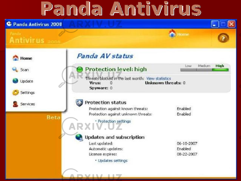 Panda AntivirusPanda Antivirus 