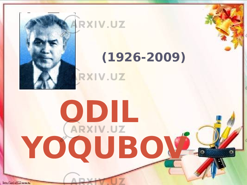 ODIL YOQUBOV (1926-2009) 