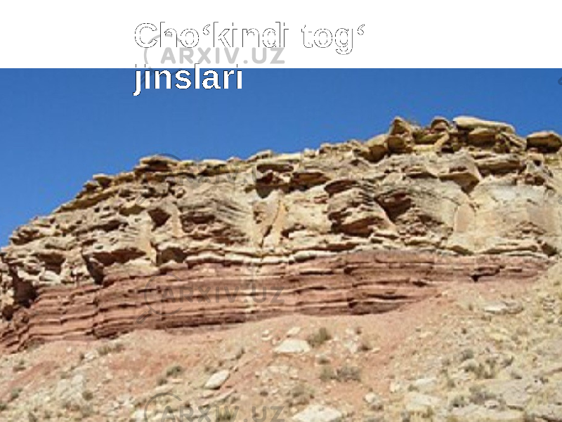 Cho ‘ kindi tog ‘ jinslari 