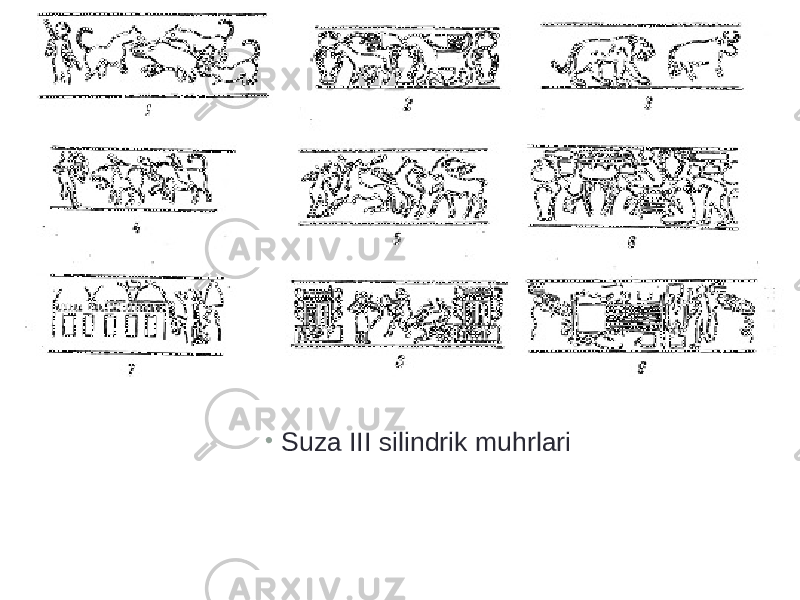 • Suza III silindrik muhrlari 