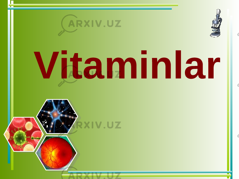 Vitaminlar 