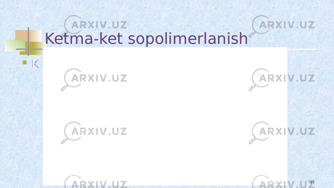 Ketma-ket sopolimerlanish  K 39 