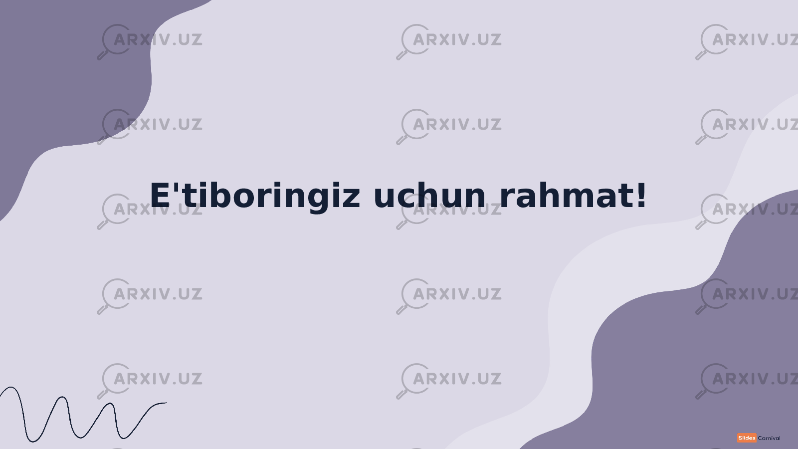 E&#39;tiboringiz uchun rahmat! 