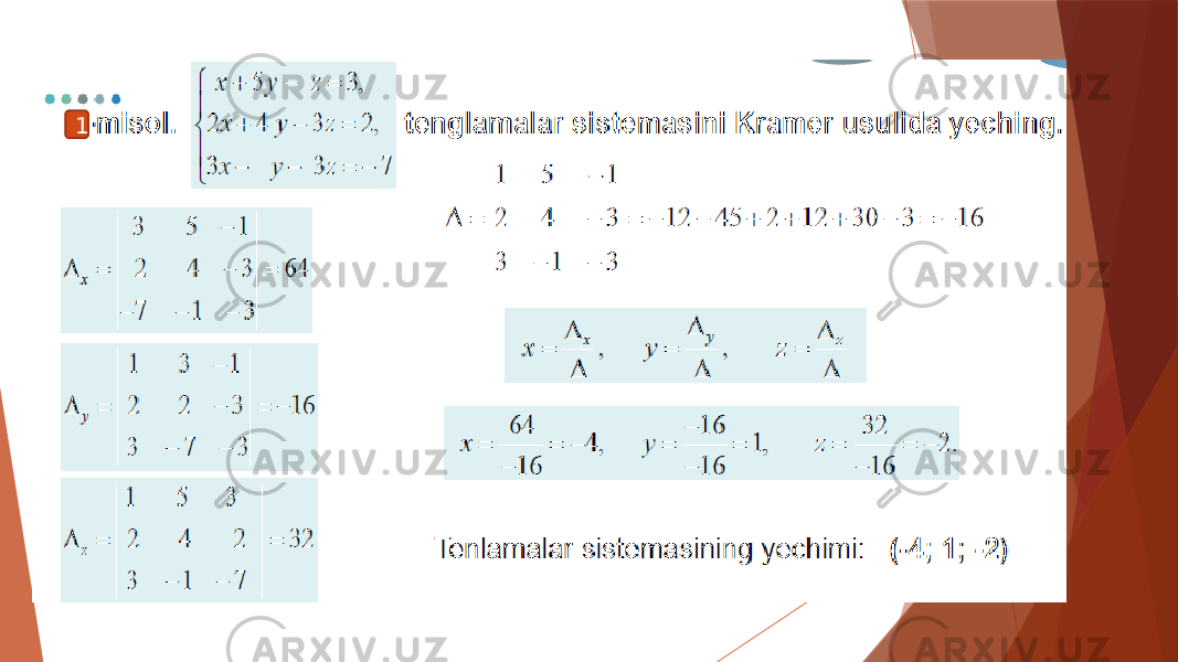 1 