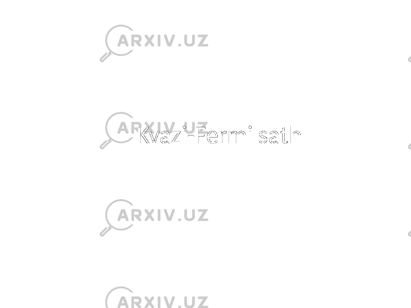 Kvazi-Fermi sath 